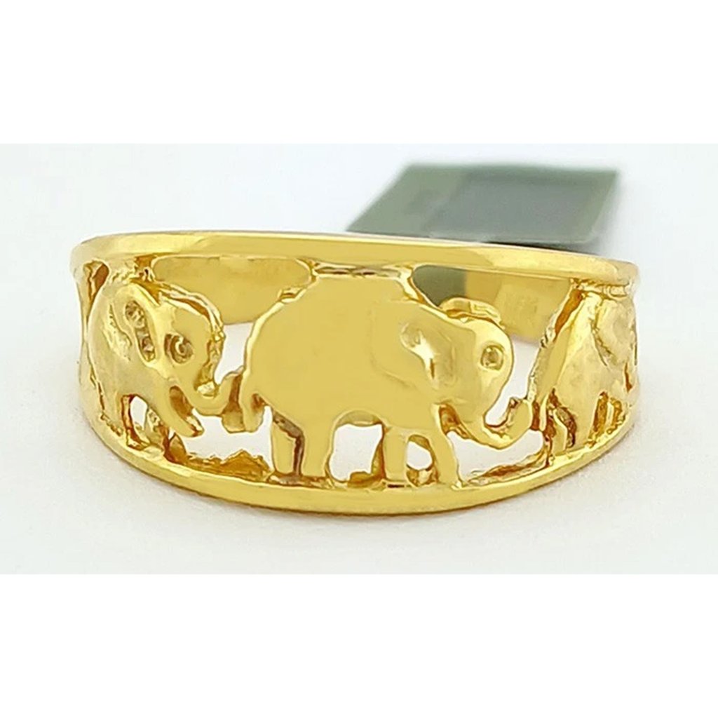 Elephant Ring 10k Yellow Gold Elephant Ring 10k Yellow Gold